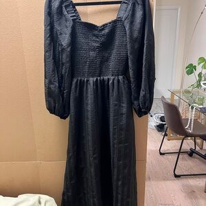Black madewell dress - size small